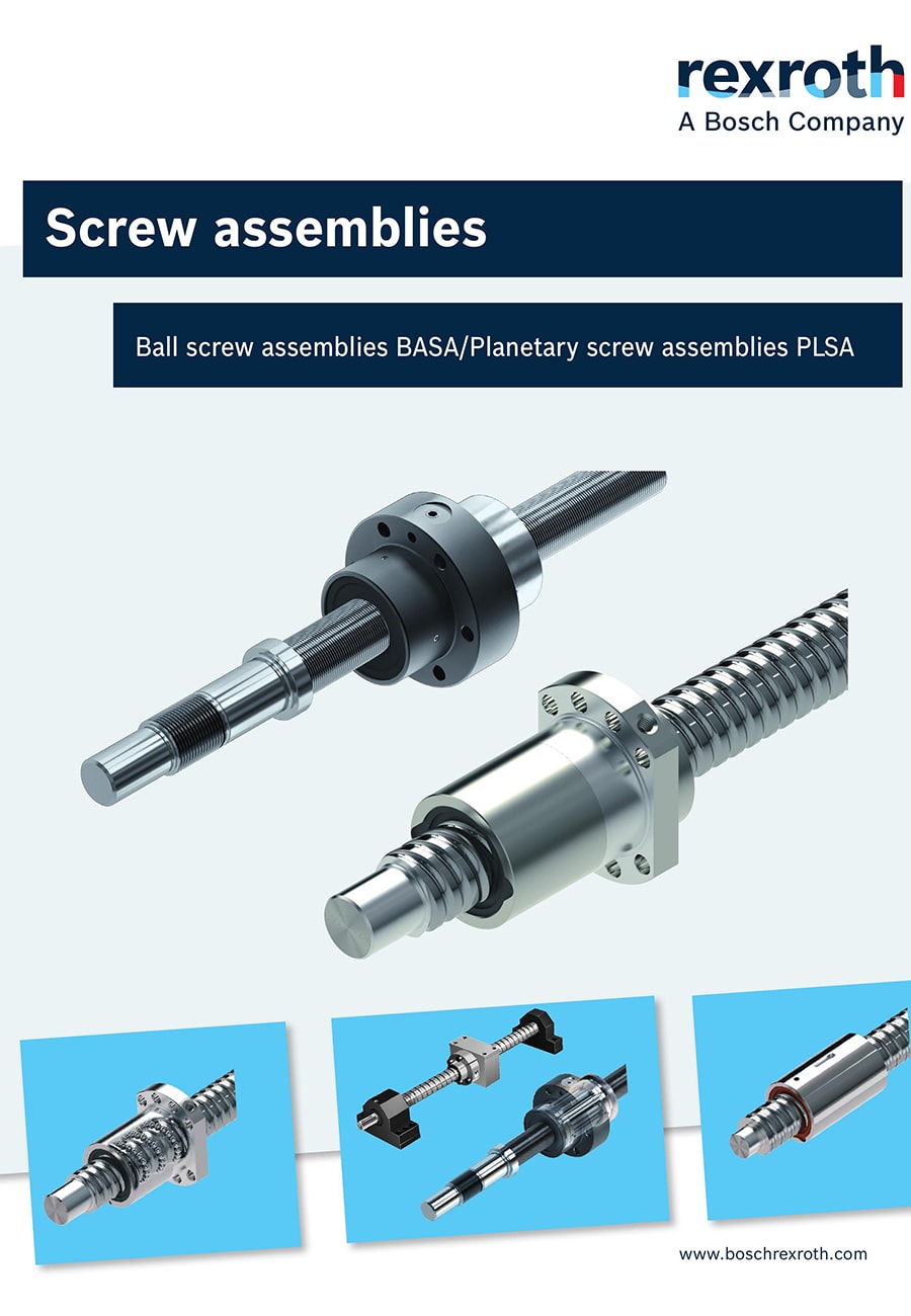Rexroth Ball Screw Assemblies BASA